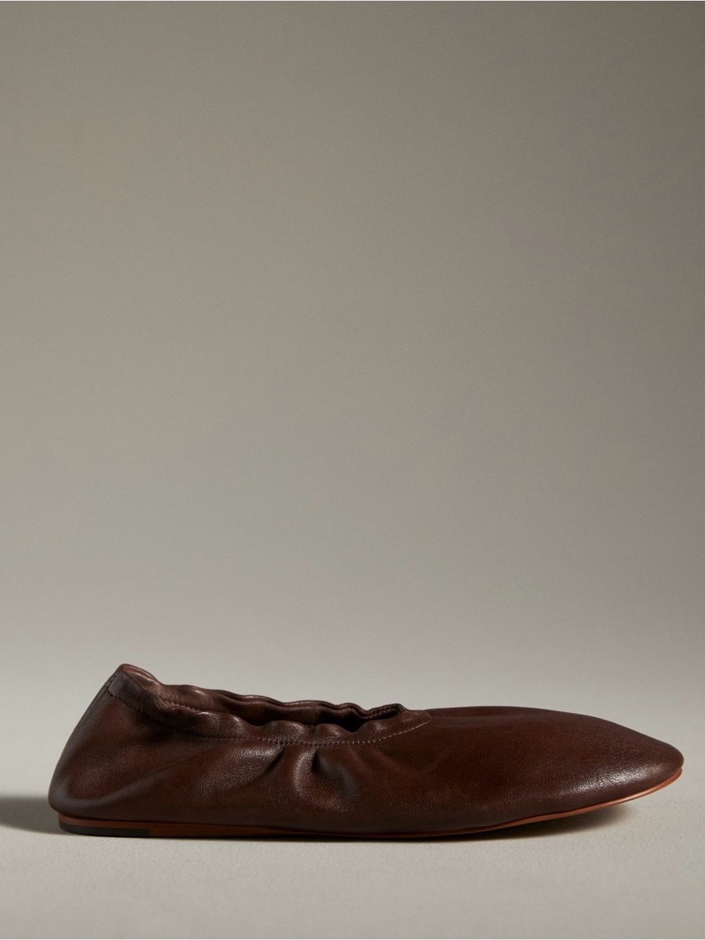 PILCRO (Anthropologie) leather brown Glove Ballet flats size 9
